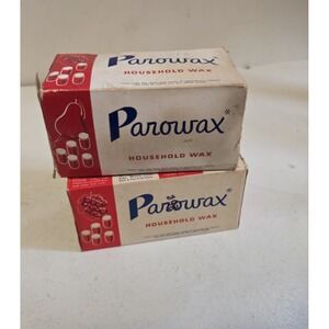 Vintage Parowax Household‎ Wax 2 Boxes 8 Cakes